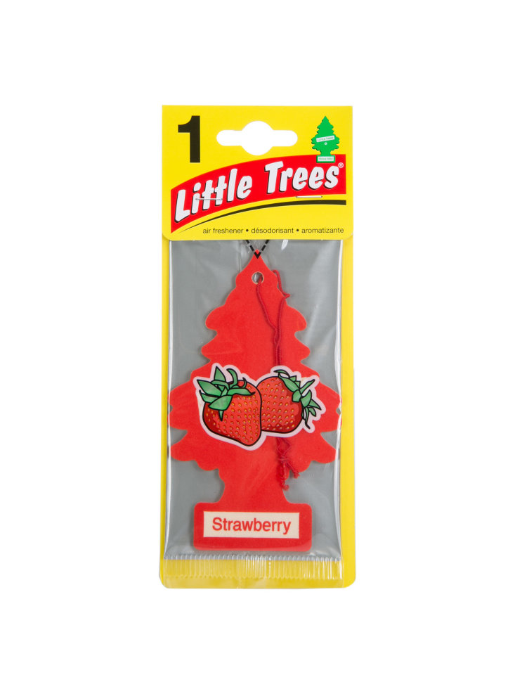 

Ароматизатор в машину LITTLE TREES U1P10312RUSS Клубника, Красный