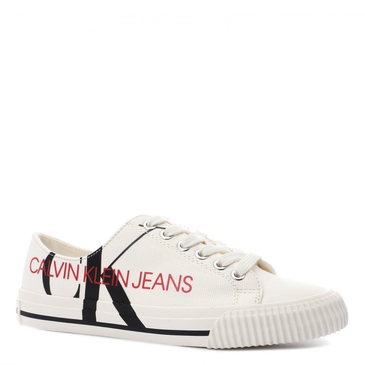 фото Кеды женские calvin klein jeans demianne молочно-белые 38 eu