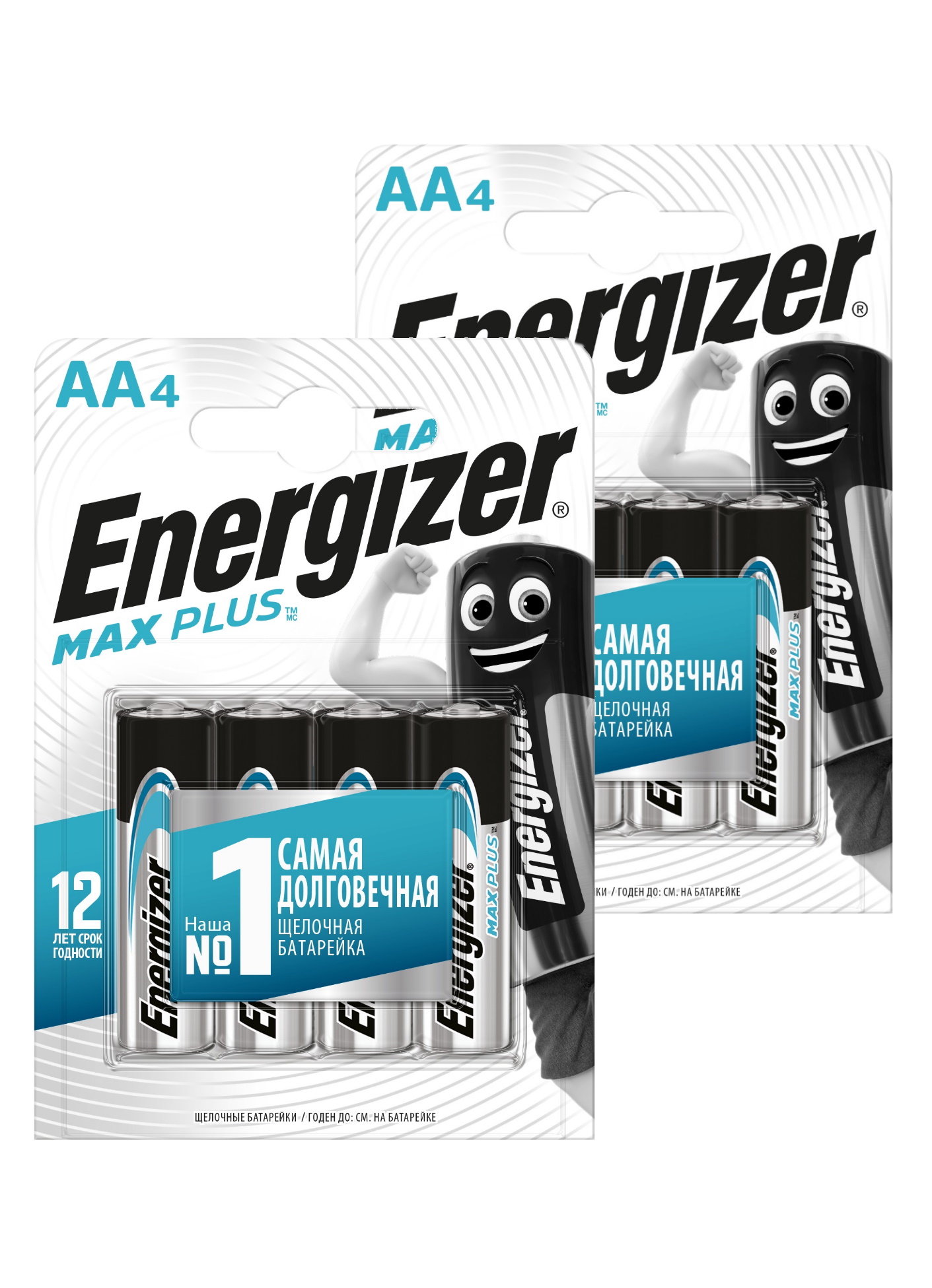

Батарейка Energizer MAX PLUS LR6/E91 AA 4шт (2 упаковки)