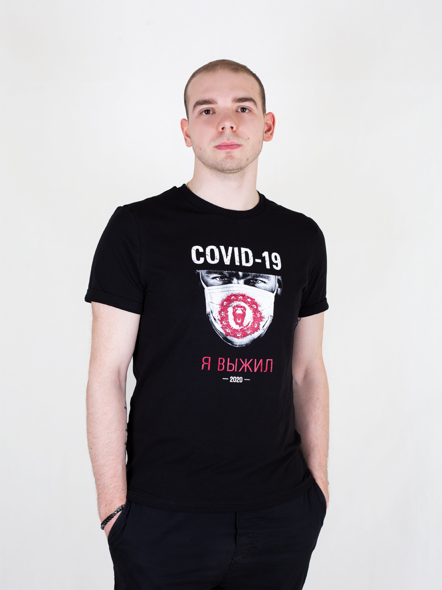 

Футболка мужская NTSRS11R Nuobi черная S, NTSRS11R