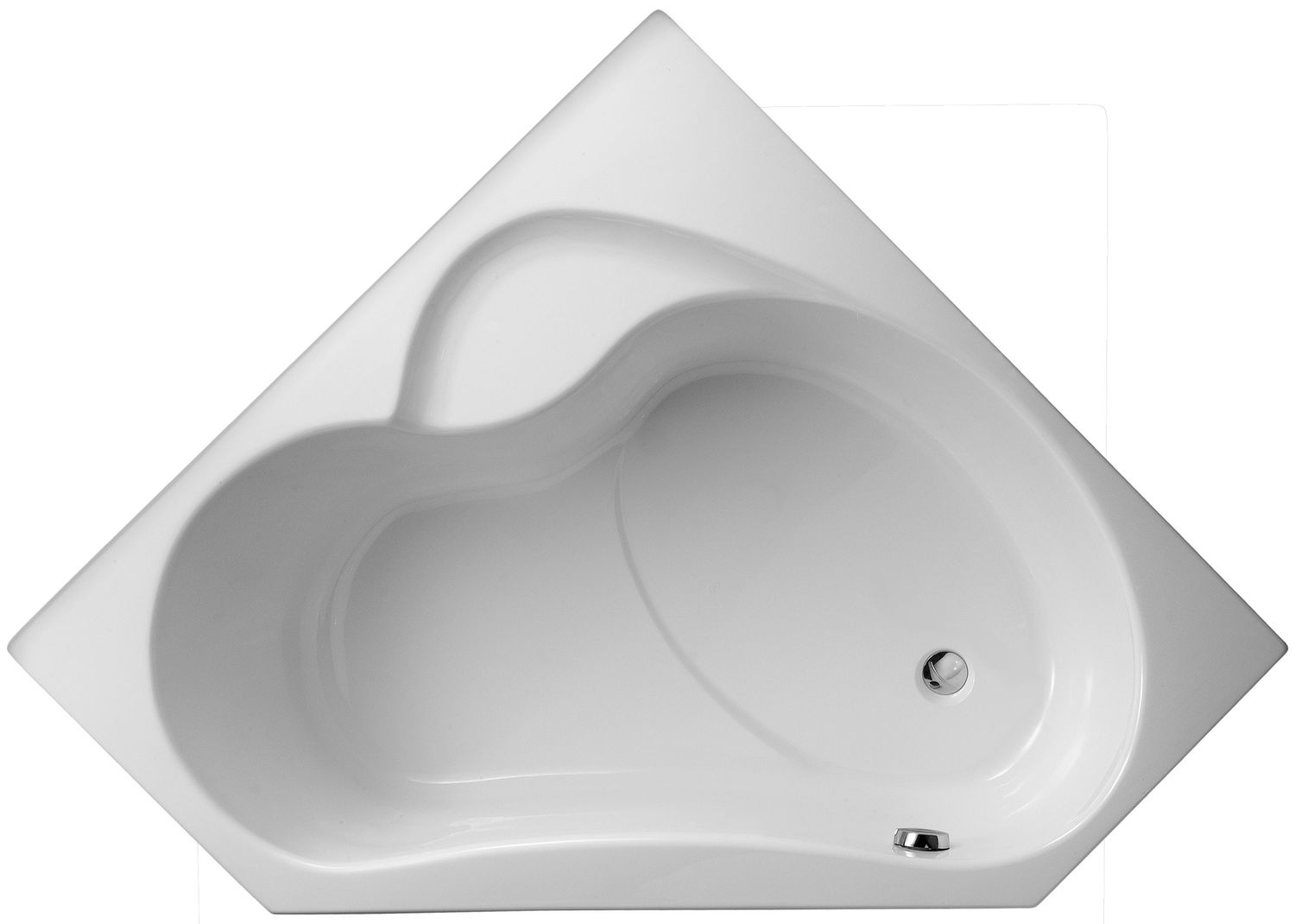 

Ванна акриловая Jacob Delafon Bain-Douche 145х145 правая белая (E6219-00), Bain-Douche