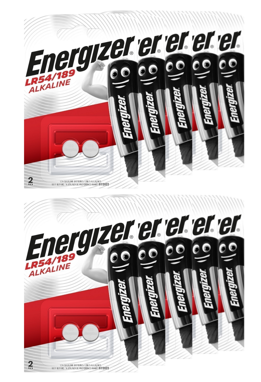 

Батарейка Energizer Alkaline LR54/189 2шт (15 упаковок)
