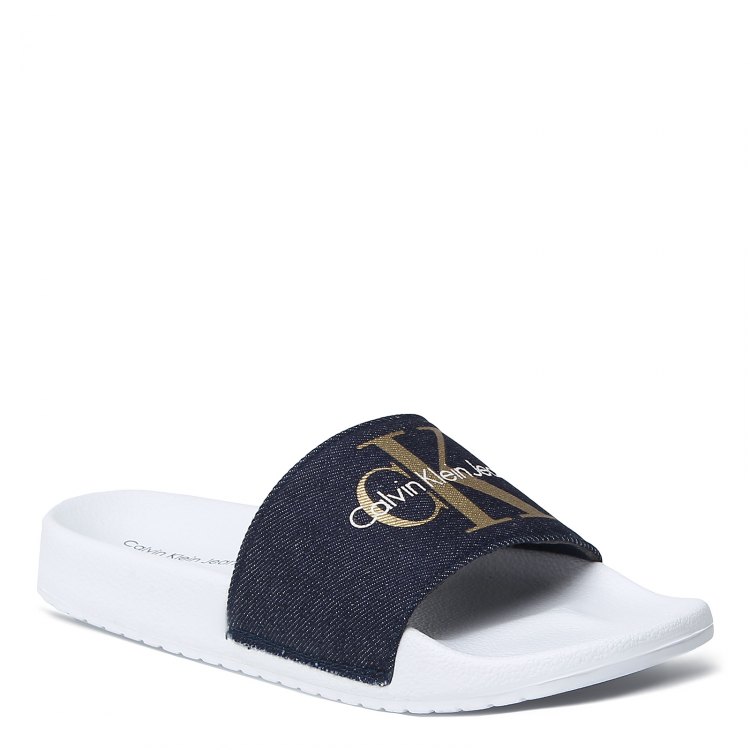 

Шлепанцы женские Calvin Klein Jeans CHANTAL_2 темно-синие 37 EU, CHANTAL_2