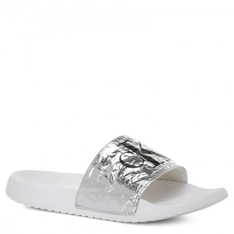 

Сланцы женские Calvin Klein Jeans CHANTAL_1 серебристые 37 EU, CHANTAL_1