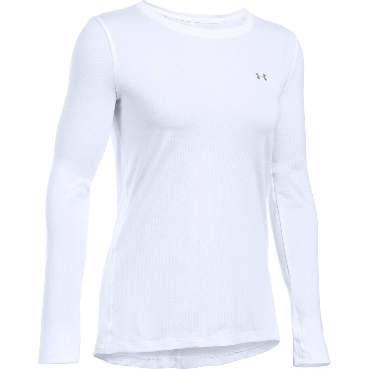 

Лонгслив женский Under Armour HeatGear Armour LS белый LG INT, HeatGear Armour LS