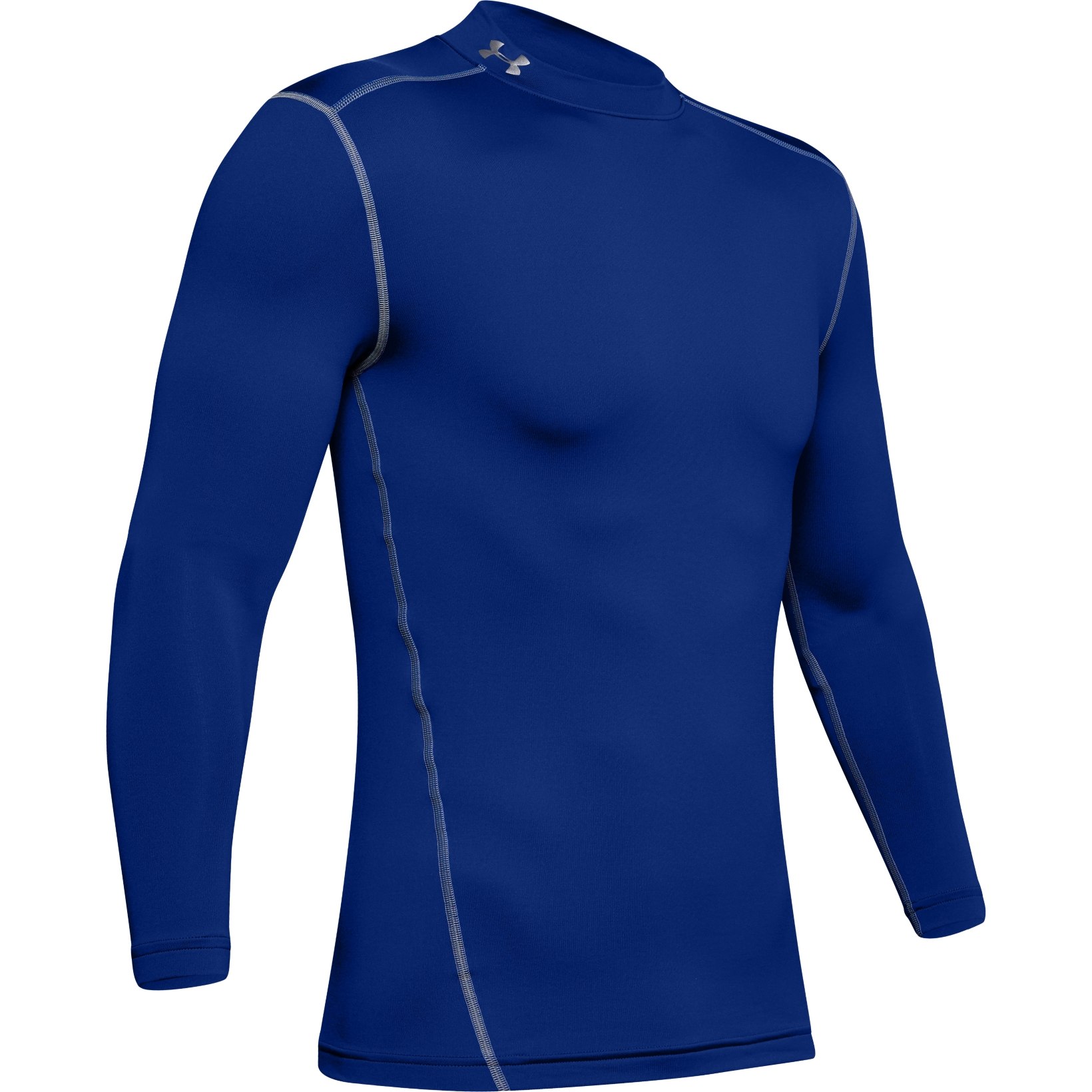 Лонгслив мужской Under Armour ColdGear Armour Compression Mock LS синий MD INT