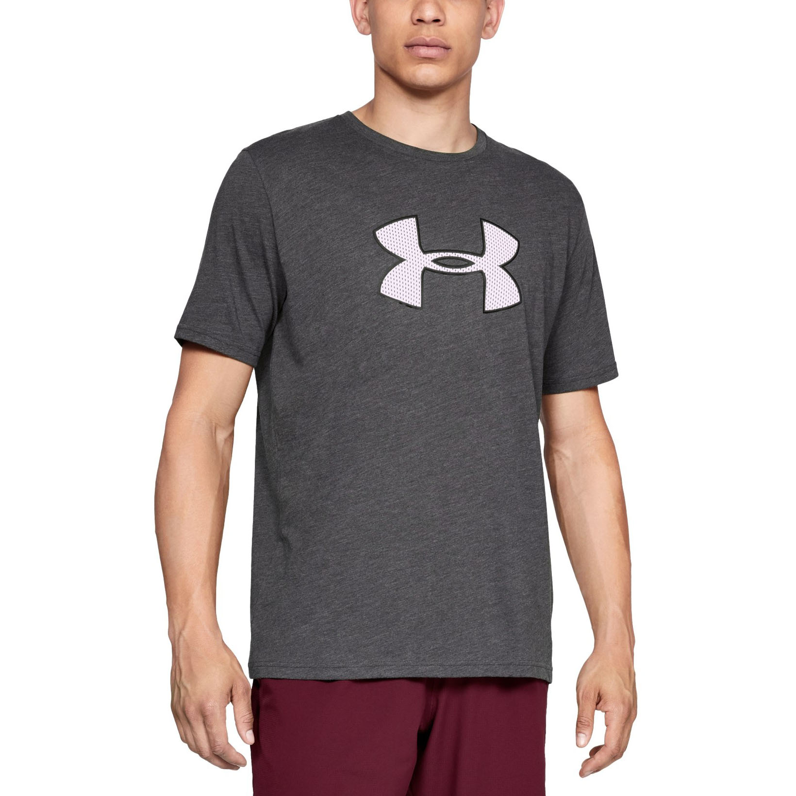 фото Футболка under armour big logo graphic ss, 019 серая, xxl