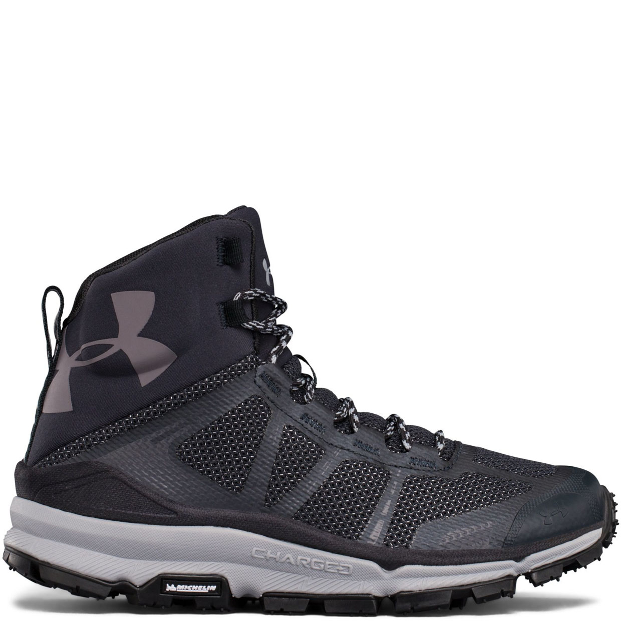 фото Ботинки under armour verge mid, anthracite/overcast gray, 6.5 us