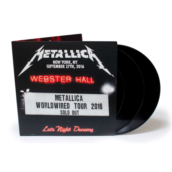 фото Metallica live at webster hall, new york, september 27th, 2016 (3lp) blackened recordings