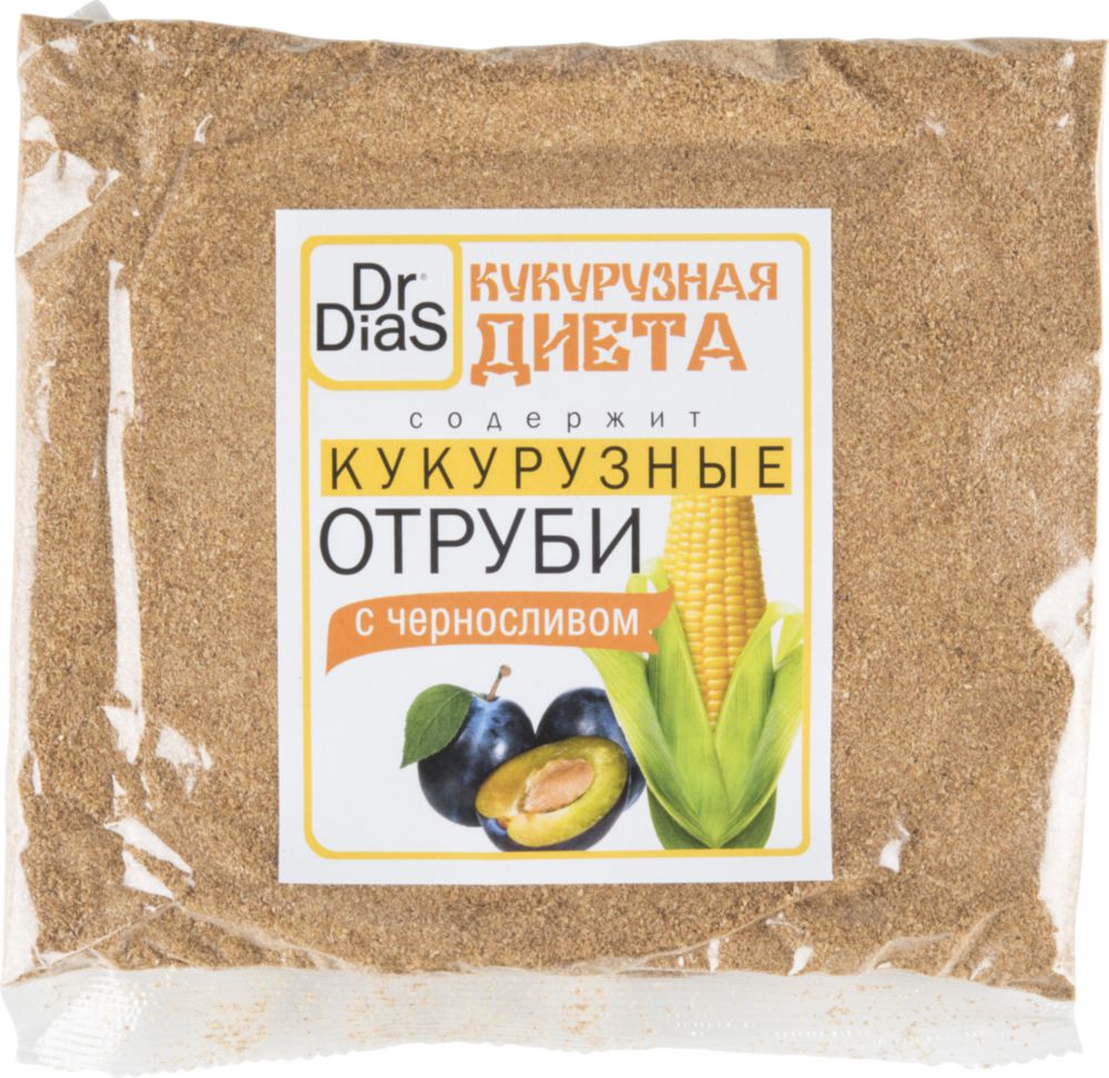 Отруби кукурузные Dr.DiaS с черносливом 180 г