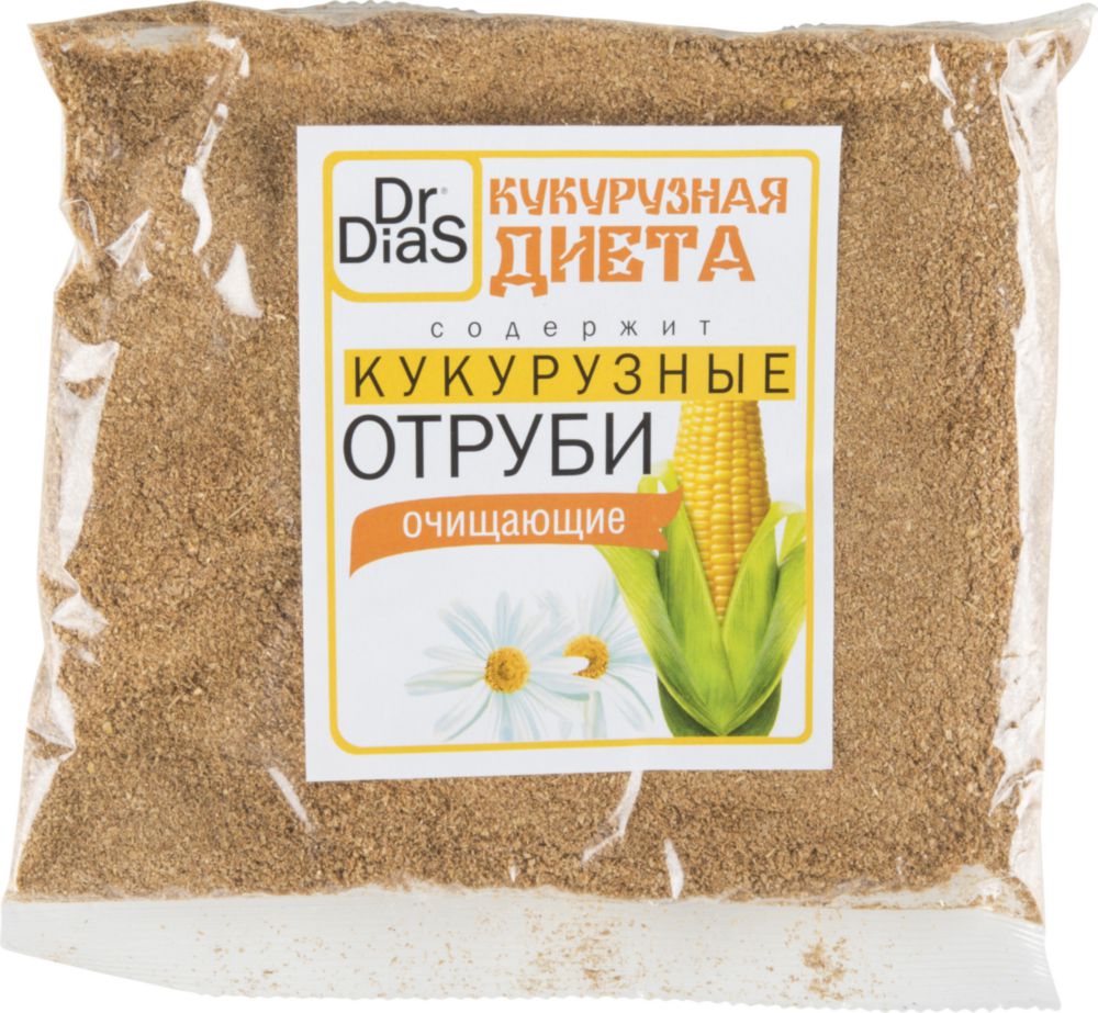 фото Отруби очищающие dr.dias кукурузные 180 г