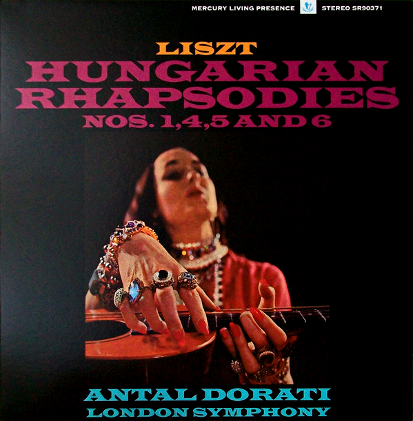 Liszt, Antal Dorati, London Symphony Orchestra Hungarian Rhapsodies Nos.1, 4, 5 And 6 (LP)