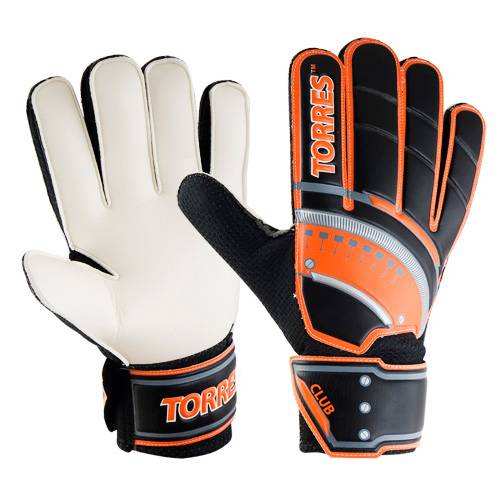 фото Вратарские перчатки torres club black/orange/white, 8