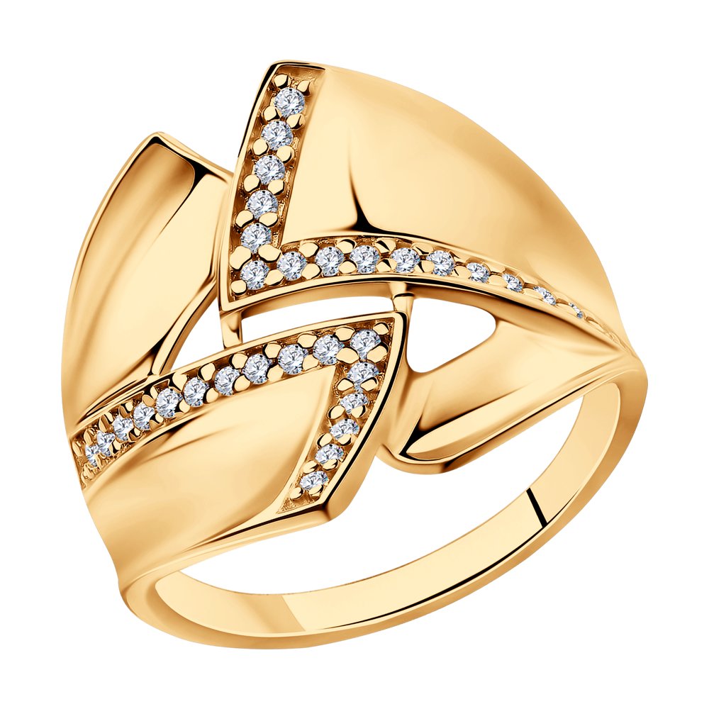 

Кольцо из серебра р. 17 SOKOLOV 93010862, фианит, 93010862