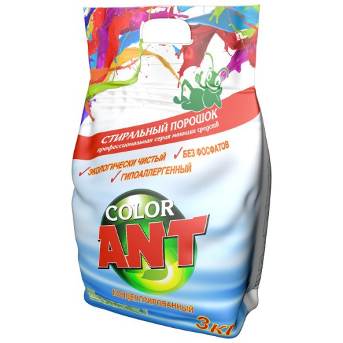 фото Порошок для стирки ant color 3 кг