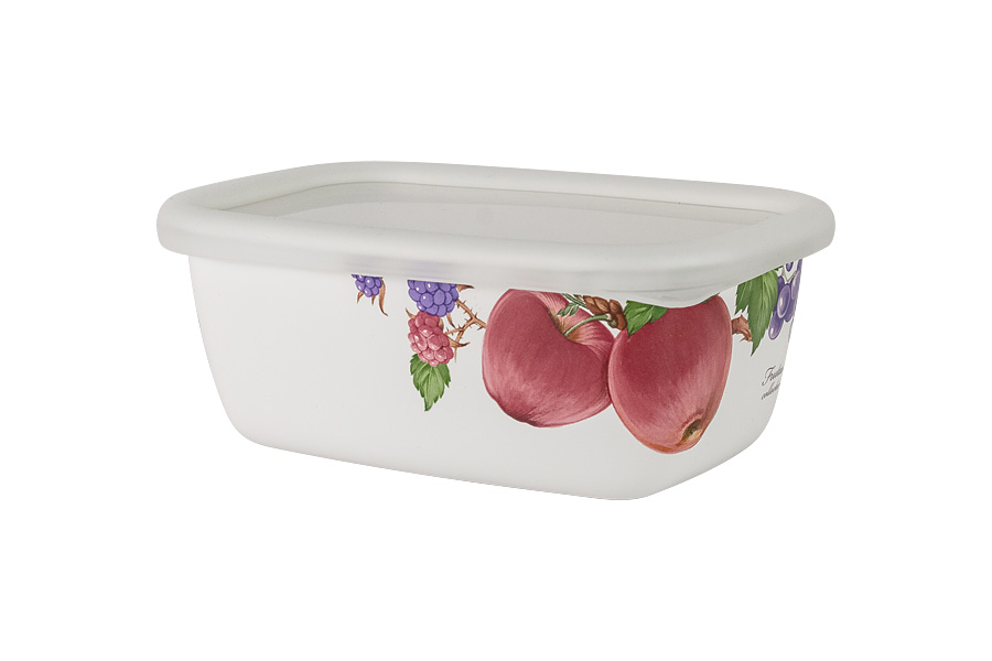 

Лоток эмалированный с крышкой Фрукты 500 мл EJIRY 57871