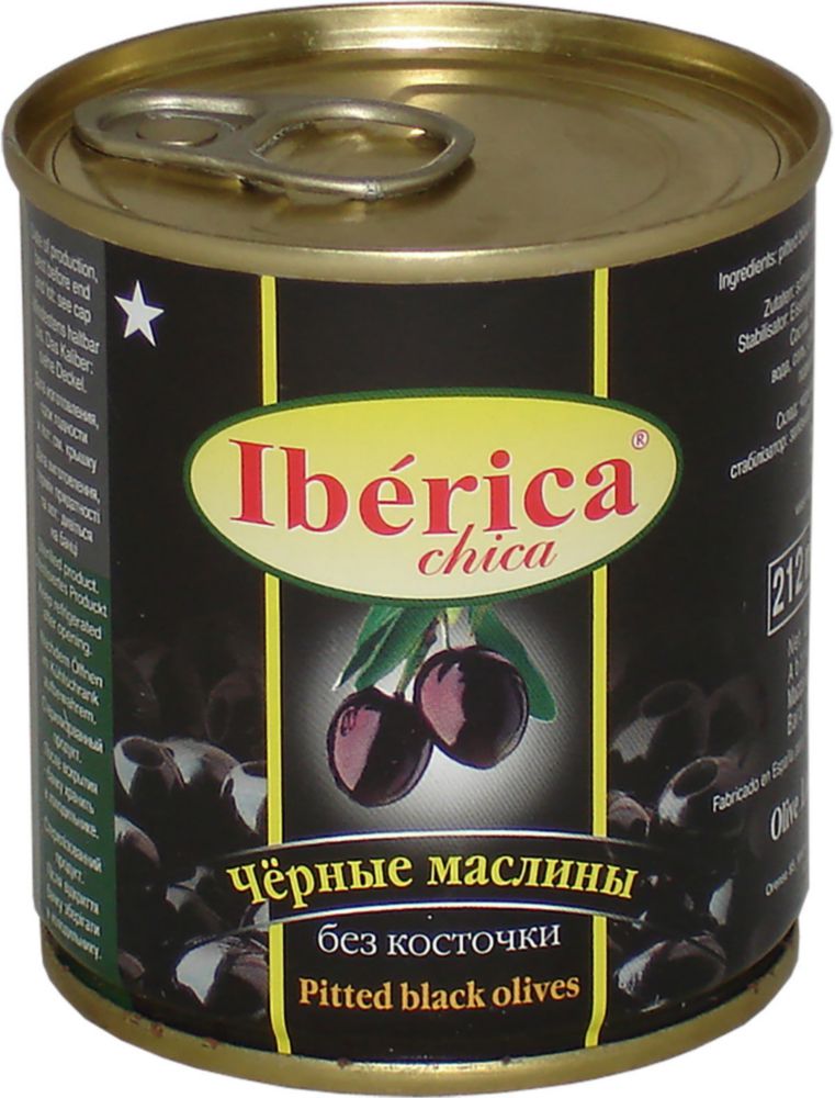 Маслины chica Iberica без косточки 200 г