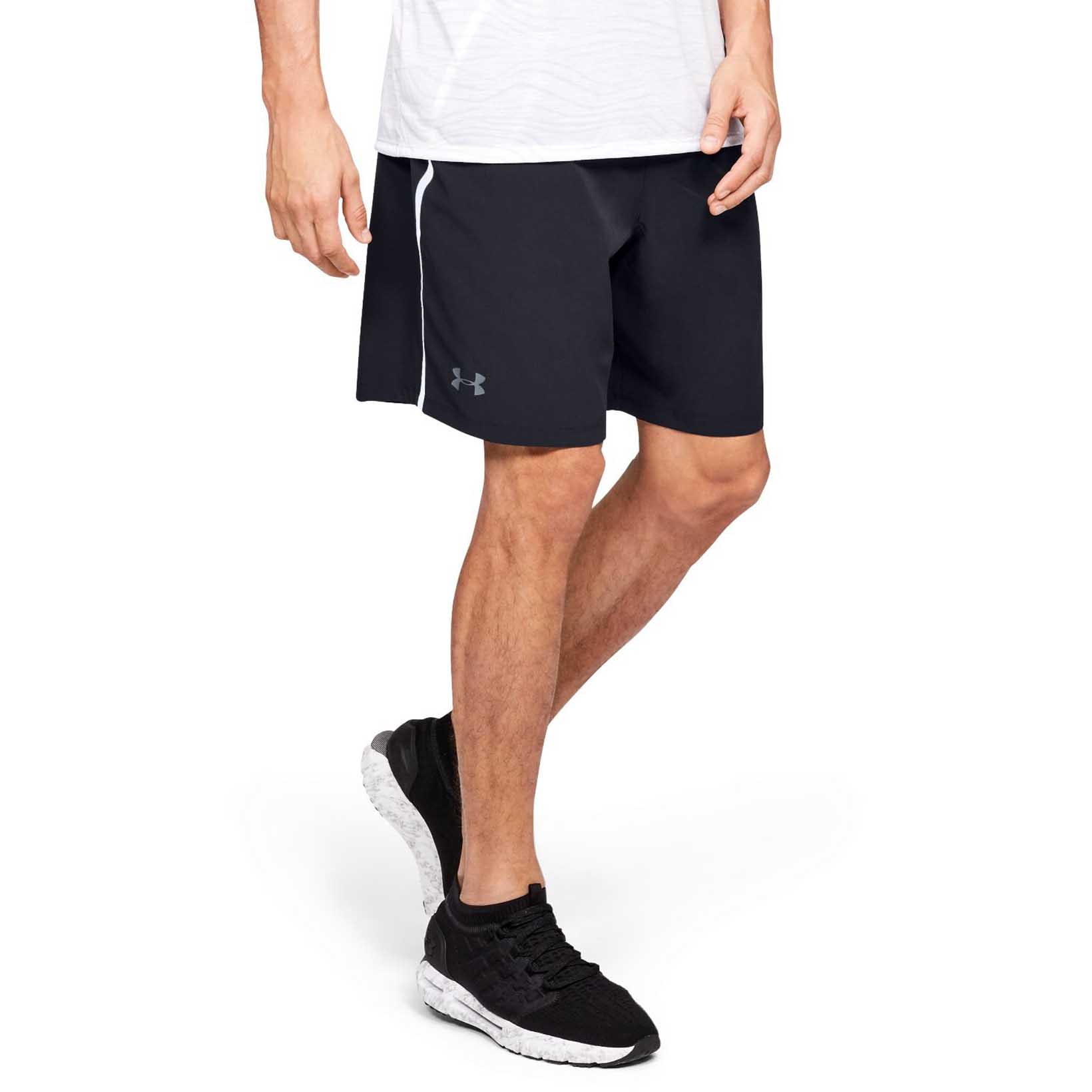 

Шорты мужские Under Armour Qualifier WG Perf 20cm Stretch Woven черные S, Qualifier WG Perf 20cm Stretch Woven