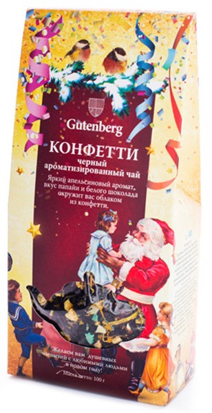 

Чай черный Gutenberg конфетти 100 г