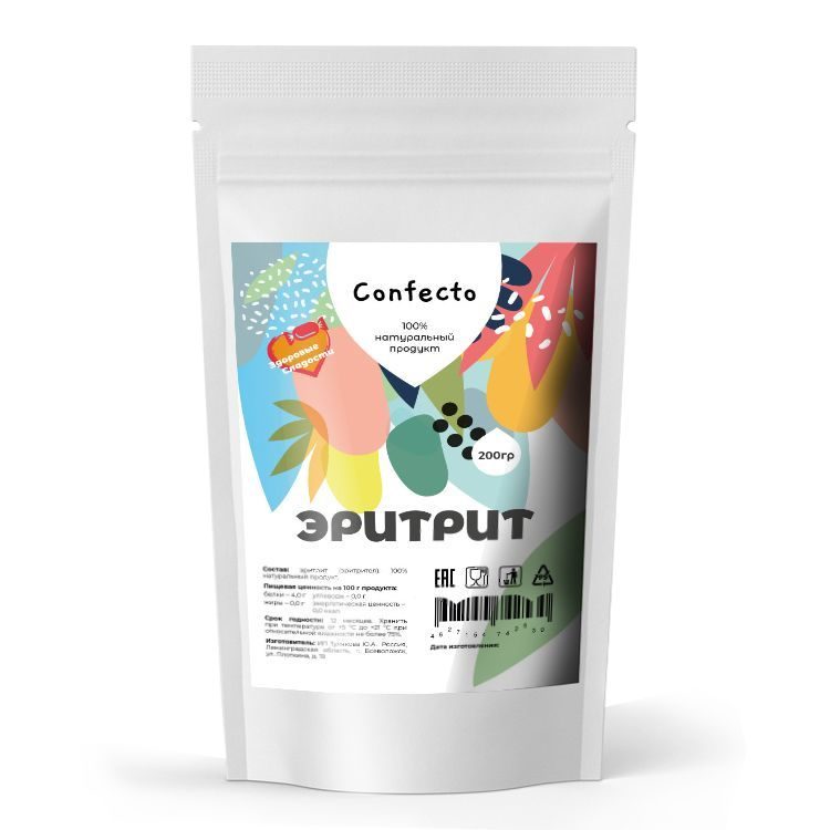 

Эритрит, ТМ Confecto