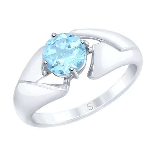 

Кольцо из серебра р. 18,5 SOKOLOV 92011602, топаз, 92011602