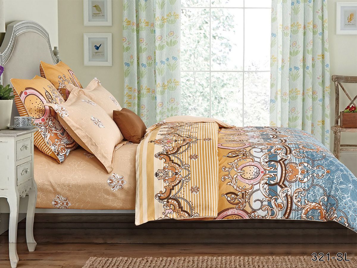 фото Скатерть 160х220см жаккард с кантом karna linen v3 cleo