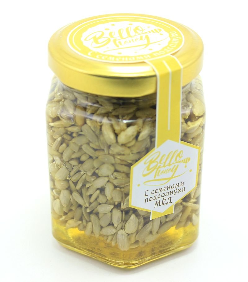 

Семечки посолнуха в меду BelloHoney, 200мл