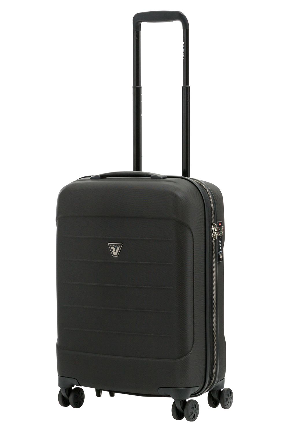 

Чемодан Roncato Fiberlight Trolley черный S, Fiberlight Trolley