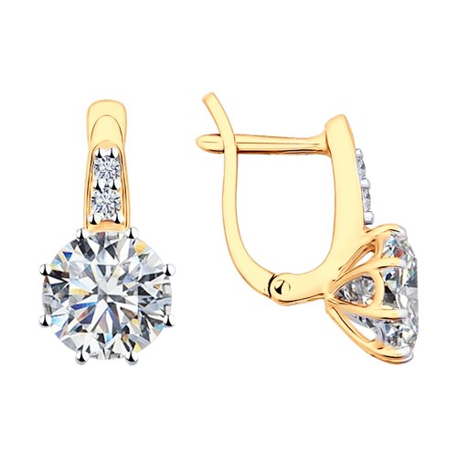 

Серьги женские из серебра SOKOLOV 89020071, фианит, 89020071