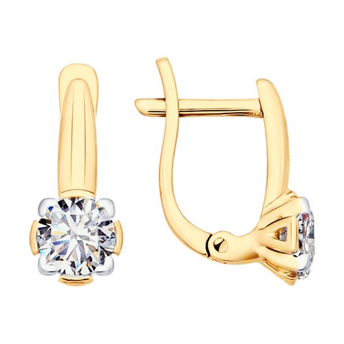 

Серьги женские из серебра SOKOLOV 89020066, фианит, 89020066