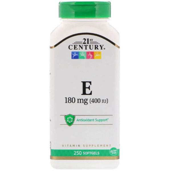 

Витамин E 21st Century Vitamin E 400 250 капсул, Vitamin E 400