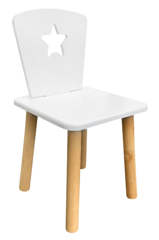 Детский стул Русэкомебель Звездочка белоснежный