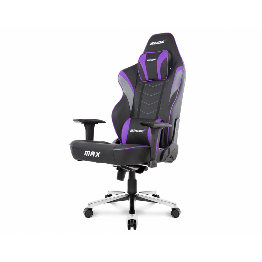 Игровое кресло AKRacing MAX Indigo AK-MAX-IN, фиолетовый/черный