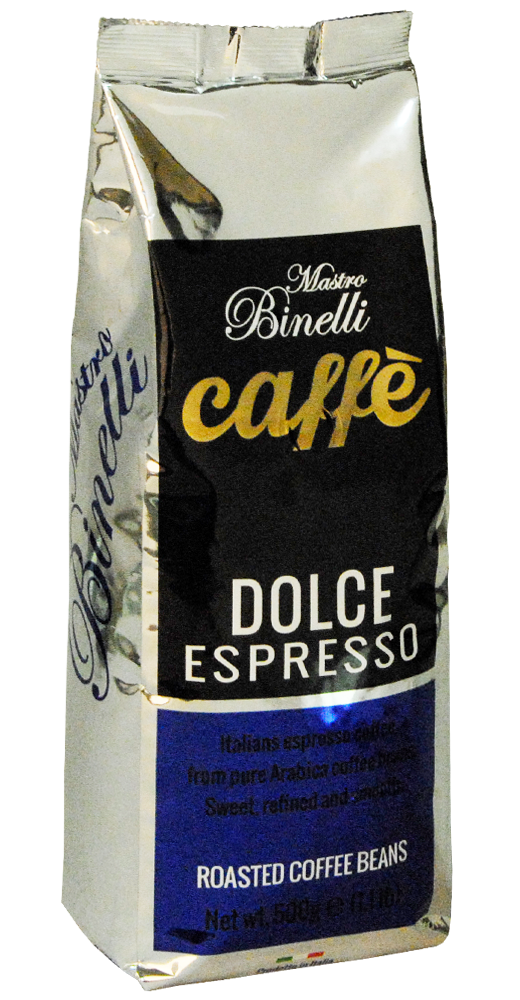 фото Кофе mastro binelli dolce espresso в зёрнах 500 г