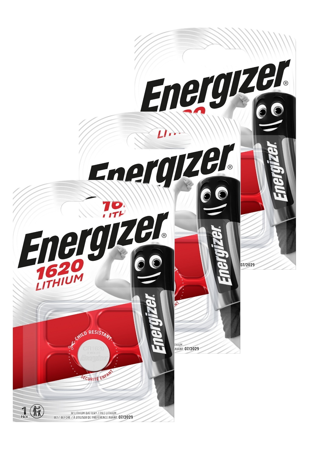 

Батарейка Energizer Lithium CR1620 1шт (3 упаковки)