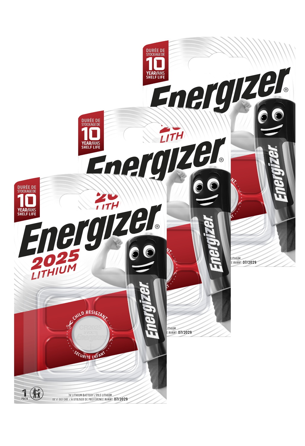 

Батарейка Energizer Lithium CR2025 1шт (3 упаковки)