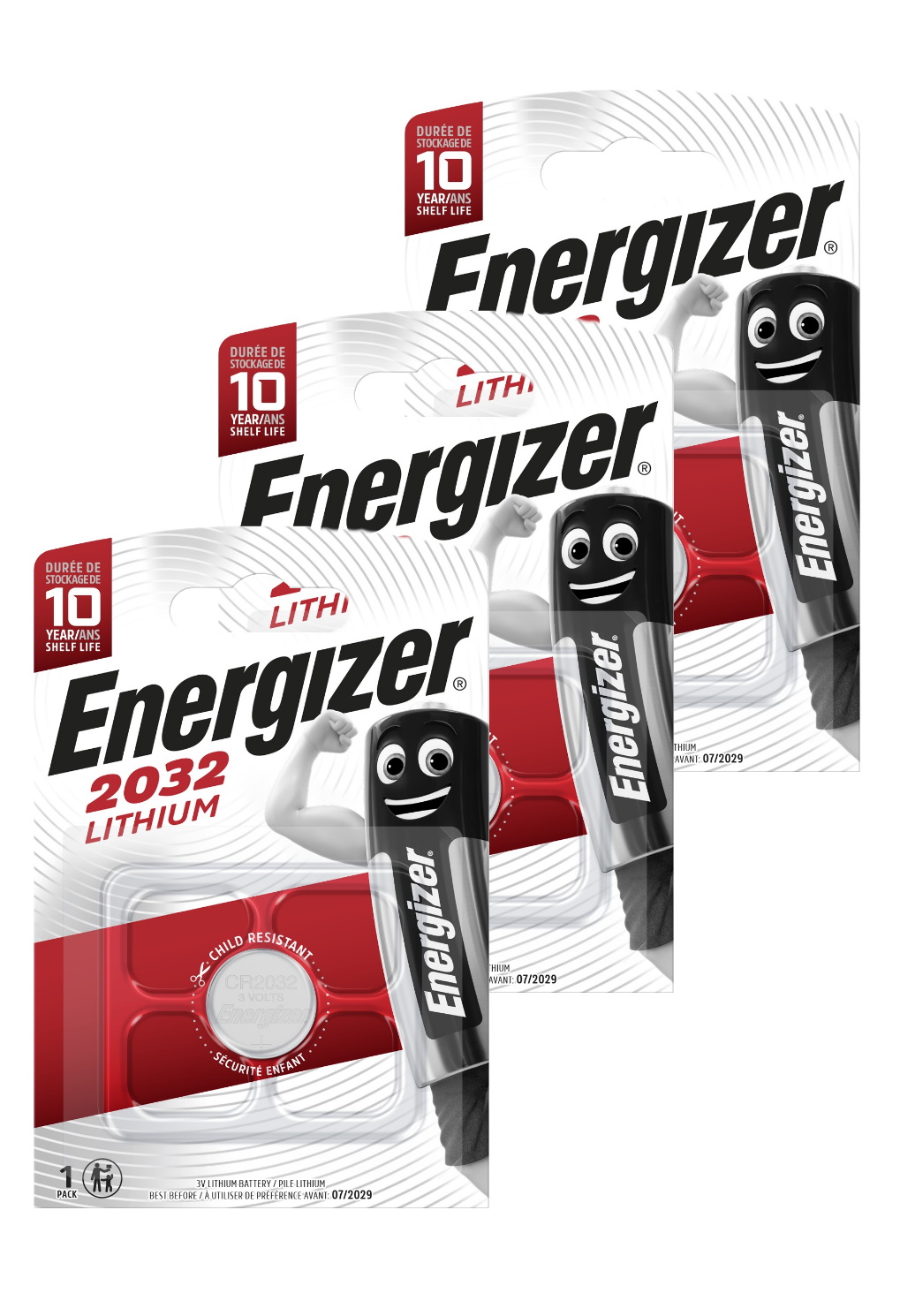 

Батарейка Energizer Lithium CR2032 1шт (3 упаковки)