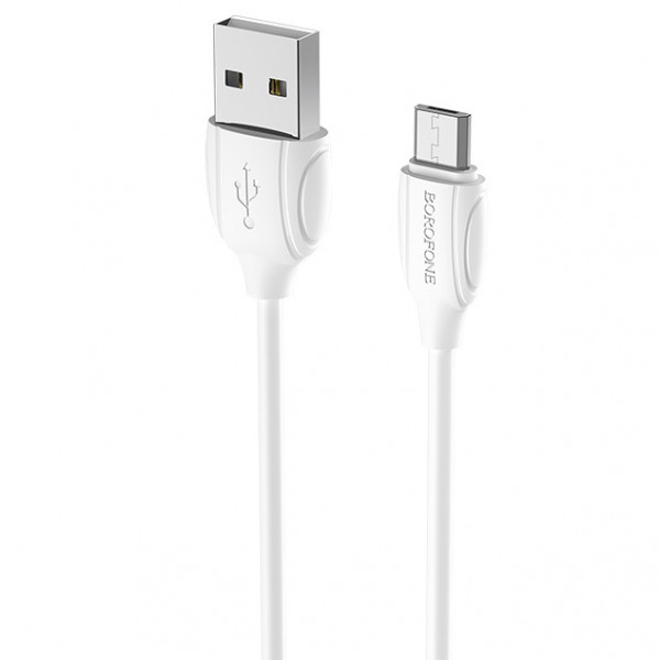 фото Кабель borofone bx19 microusb 1м white