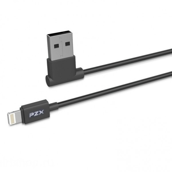 фото Кабель epik pzx v105 3a usb to lightning 1м (black)