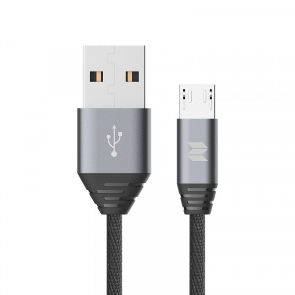 фото Кабель rock m5 metal microusb 1м black