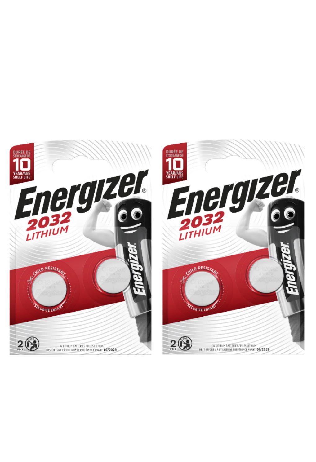 

Батарейка Energizer Lithium CR 2032 2шт (2 упаковки)