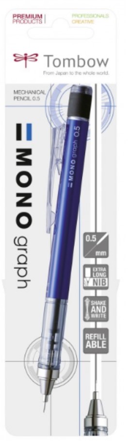 

Карандаш механический Tombow Mono Graph синий