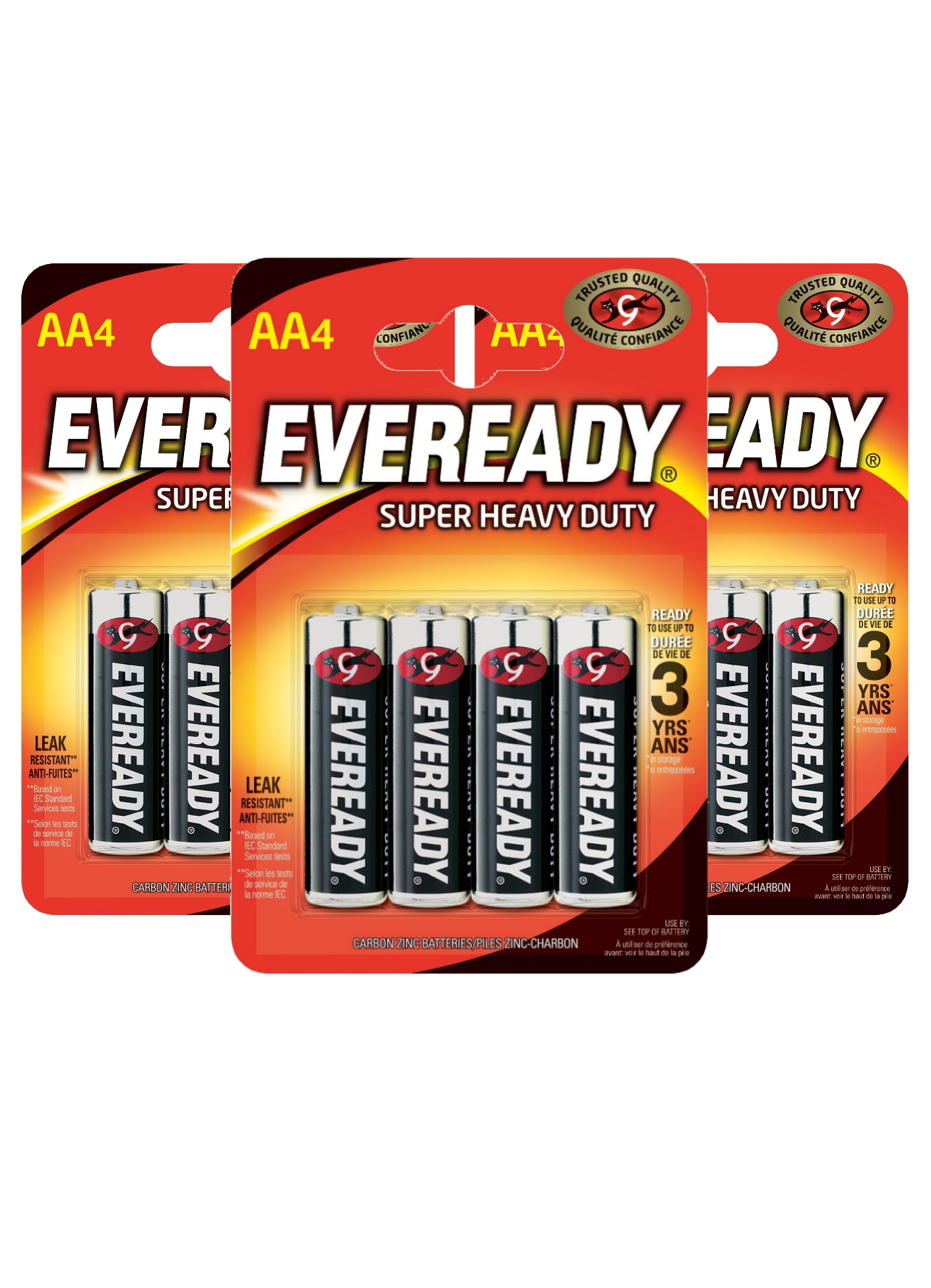 

Батарейка EVEREADY R6 AA 4шт (3 упаковки)