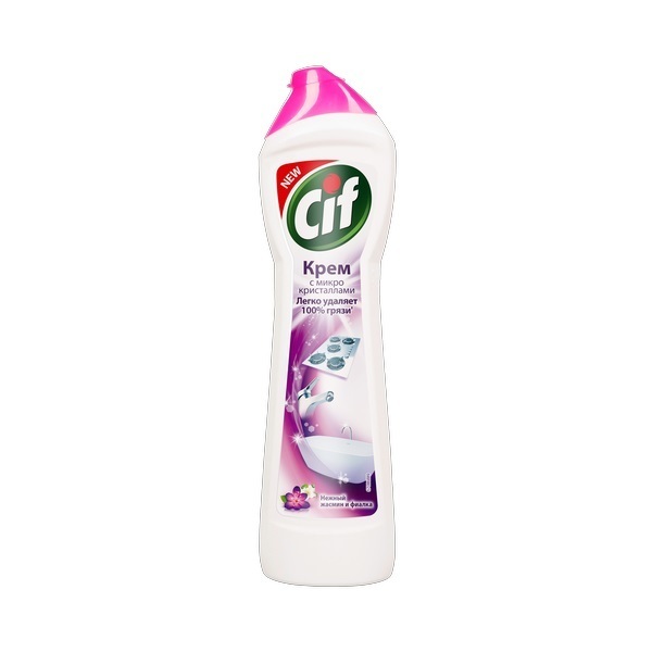 фото Универсальное чистящее средство cif aroma лиловая свежесть нежный жасмин и фиалка 500 мл