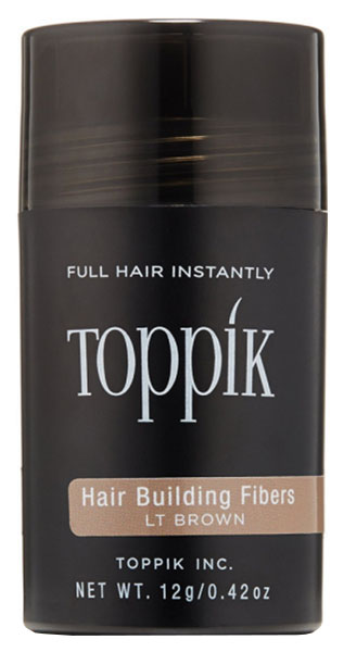 фото Пудра-загуститель для волос toppik hair building fibers светло-каштановый 12 гр