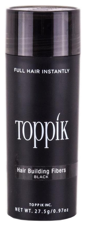 Тонирующая пудра для волос Toppik для закрашивания залысин и седины черный