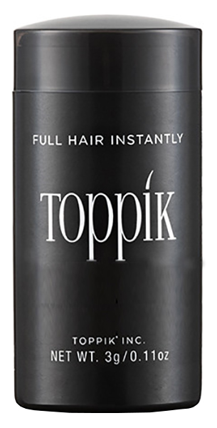 фото Пудра-загуститель для волос toppik hair building fibers черный 3 гр