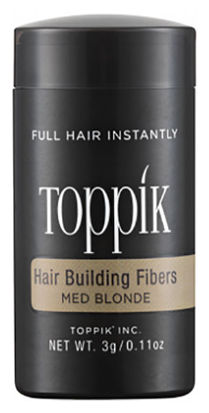 фото Пудра-загуститель для волос toppik hair building fibers русый 3 гр