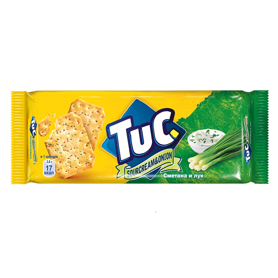 Крекер TUC сметана/лук 100г*4 шт