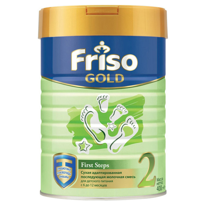 Молочная смесь Friso Gold 2 от 6 до 12 мес. 400 г